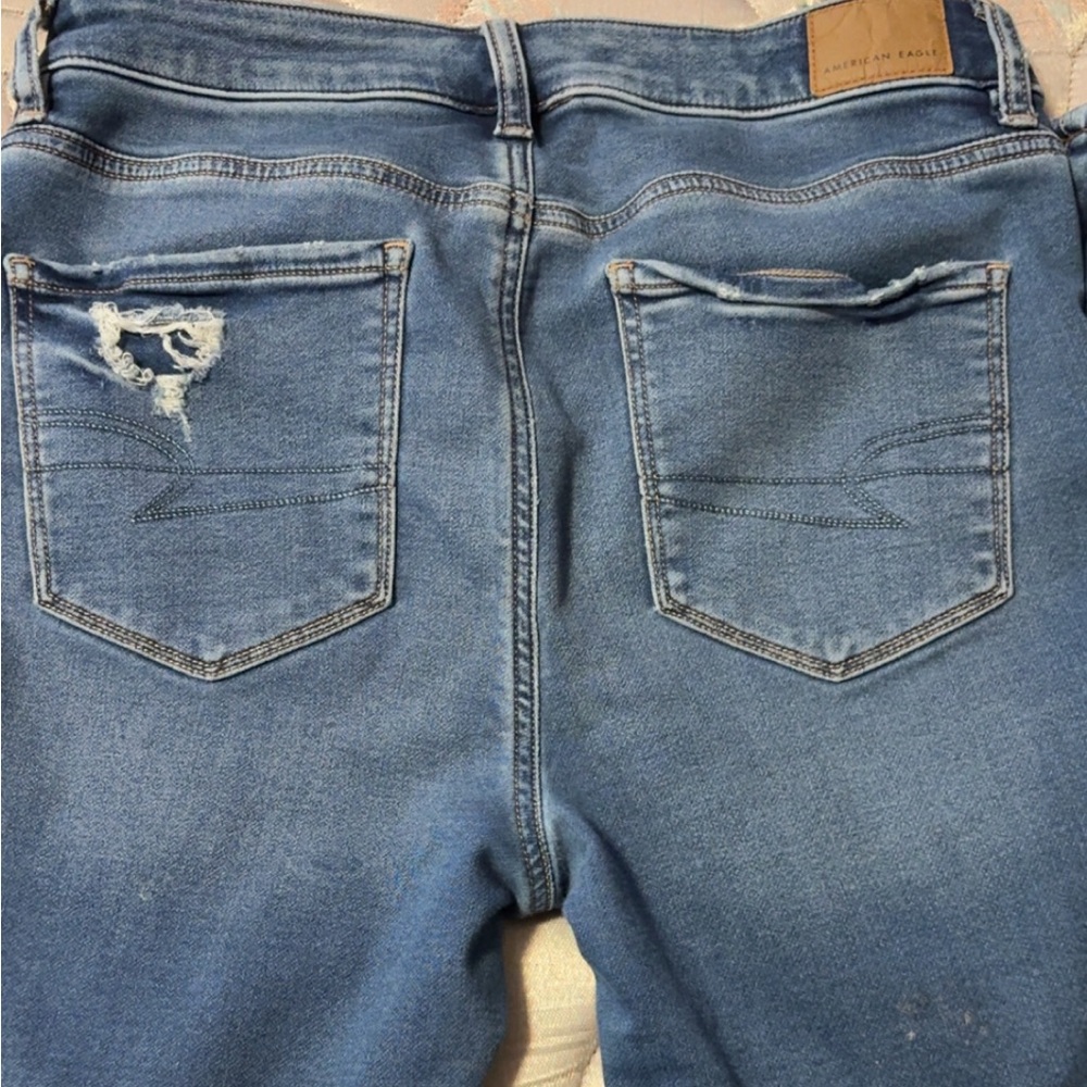 American Eagle Outfitters High Rise Blue Jeans